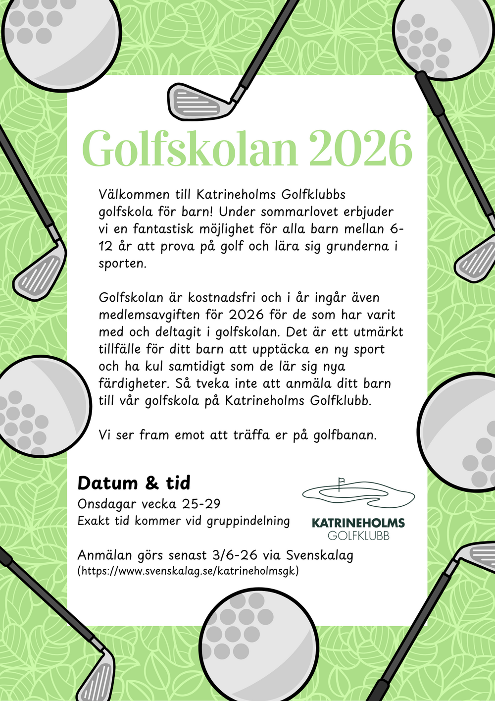 Golfäventyret 2026 